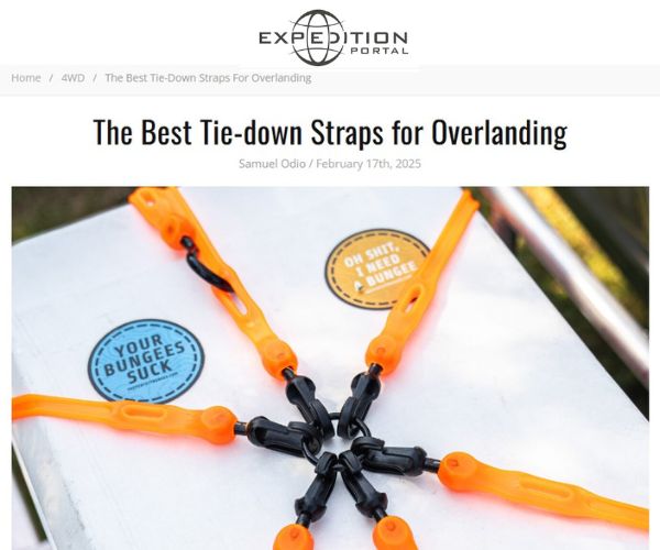The Best Tie-Downs for Overlanding?! - The Perfect Bungee and SHOCKSTRAP