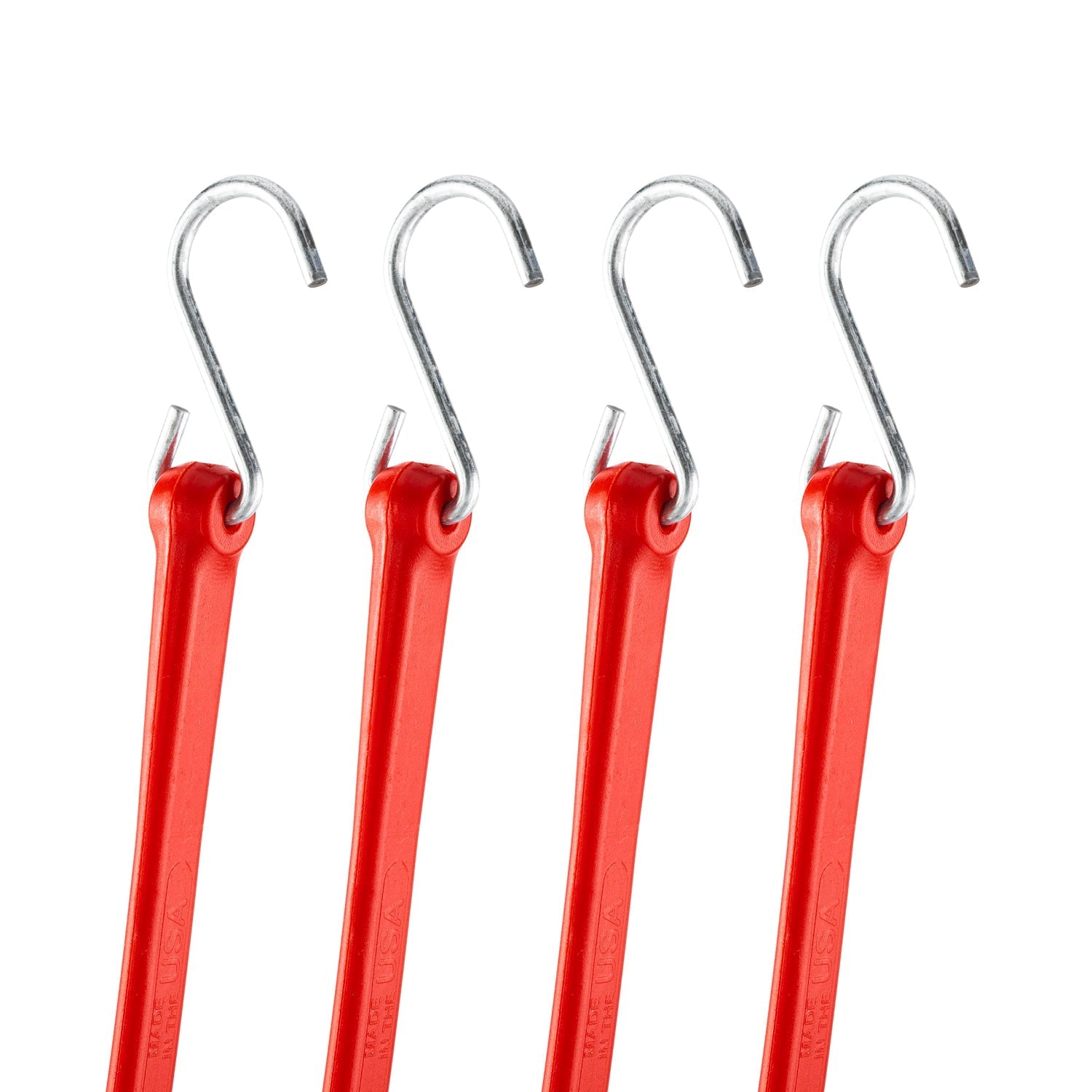 12" Industrial Grade Poly Tarp Strap 4 Pack - The Perfect Bungee & ShockStrap Tie Downs