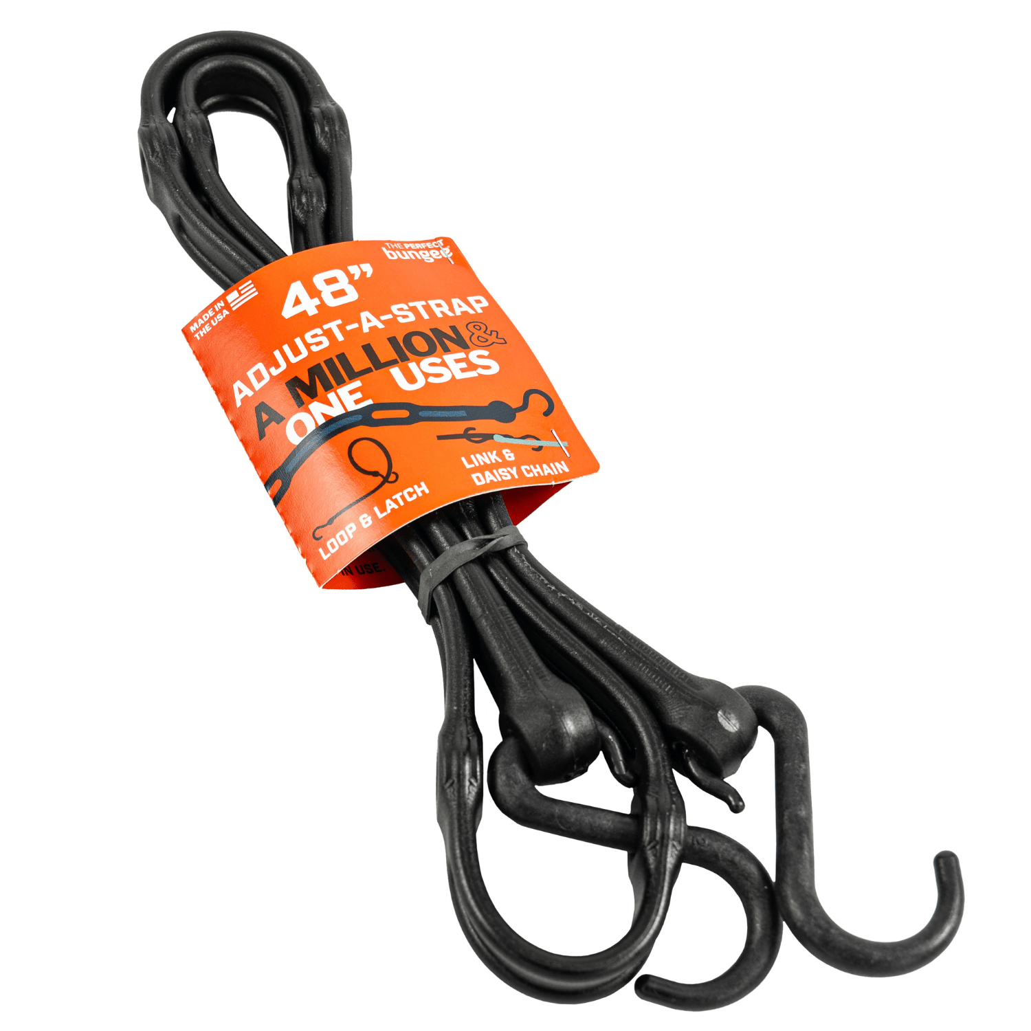 48" Adjust - A - Strap®, Heavy Duty Adjustable Strap - Removeable Nylon Hooks - Wholesale - The Perfect Bungee and ShockStrap Tie Downs