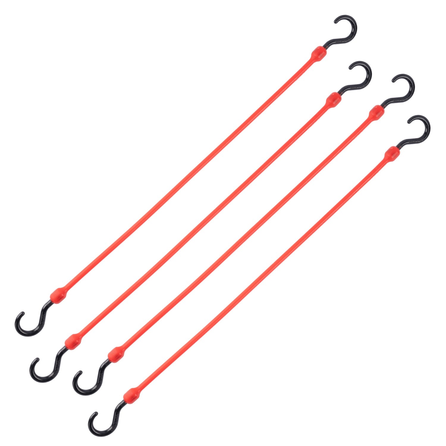 18" Easy Stretch Bungee Cord 4 Pack - The Perfect Bungee & ShockStrap Tie Downs