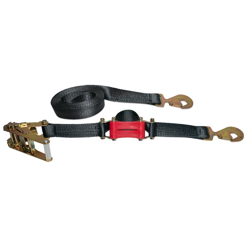 18ft x 2in ShockStrap Ratchet Strap w Snap Hooks, 3,333k WLL, Commercial Grade - Wholesale - The Perfect Bungee & ShockStrap Tie Downs