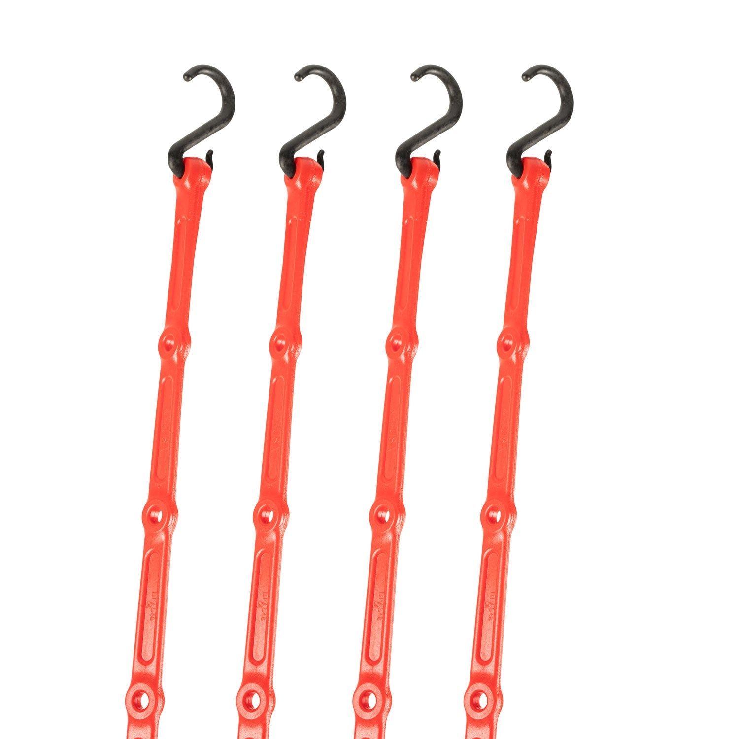 48 Adjust-A-Strap Adjustable Bungee Strap 4 Pack, Nylon Hooks