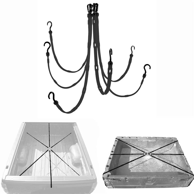 FlexWeb Cargo Net - Adjustable Bungee Cargo Net - The Perfect Bungee & ShockStrap Tie Downs
