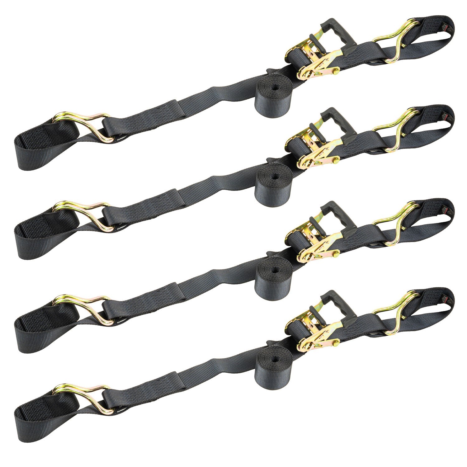 9ft x 2in ANCHOR STRAPS Ratchet Strap: 2000lb WLL, 6,000lb Break Strength - The Perfect Bungee & ShockStrap Tie Downs