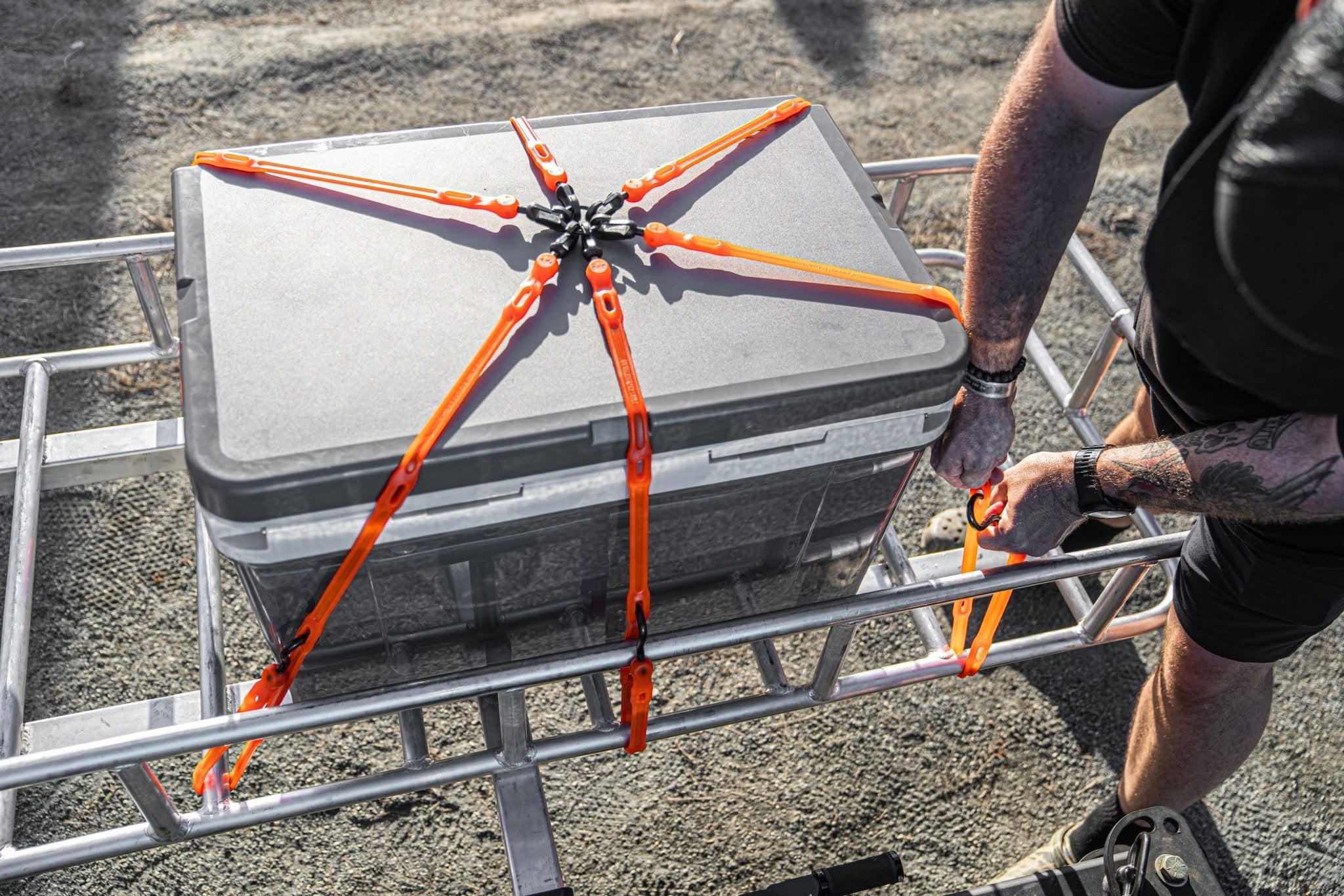 FlexWeb Cargo Net - Adjustable Bungee Cargo Net - The Perfect Bungee & ShockStrap Tie Downs