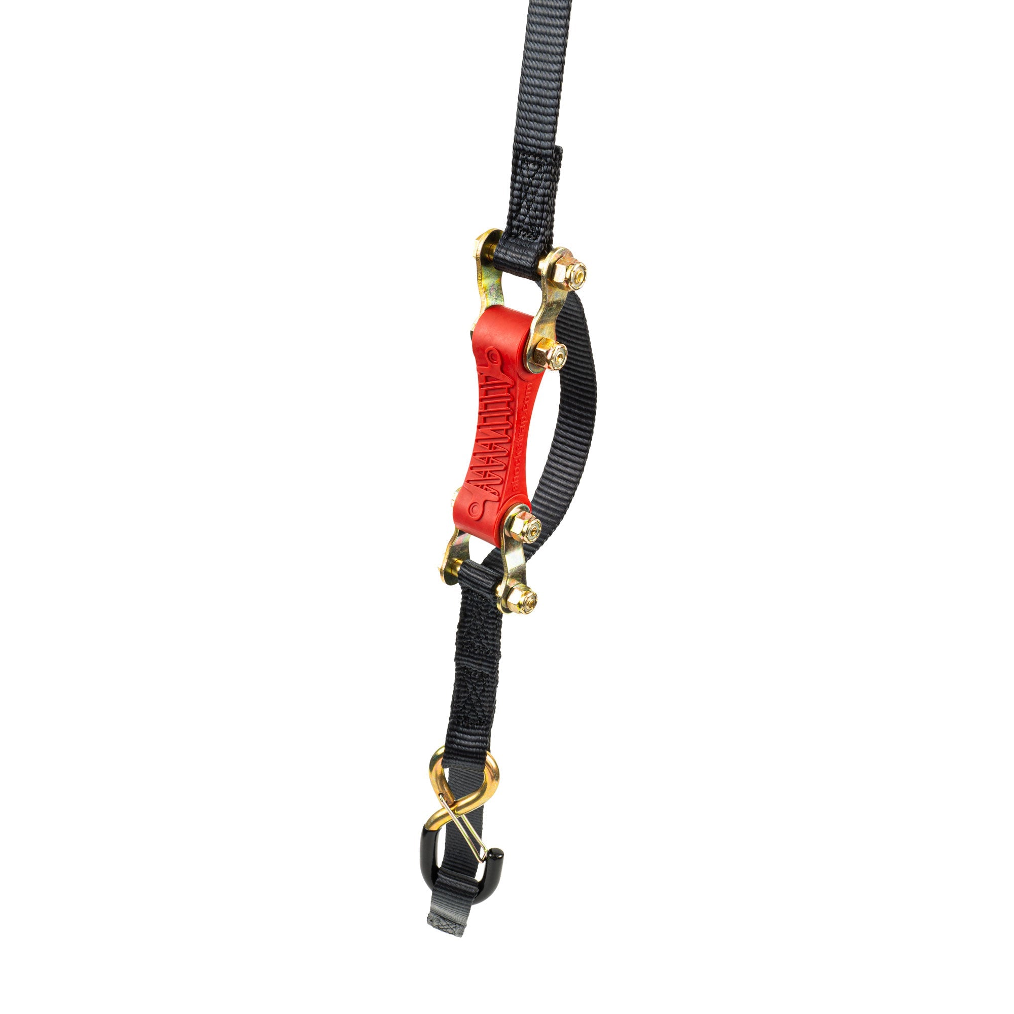 10ft x 1in ShockStrap Ratchet Strap, Premium Polyester Webbing, 1,500lb Break Strength, 500lb Working Load Limit - The Perfect Bungee & ShockStrap Tie Downs