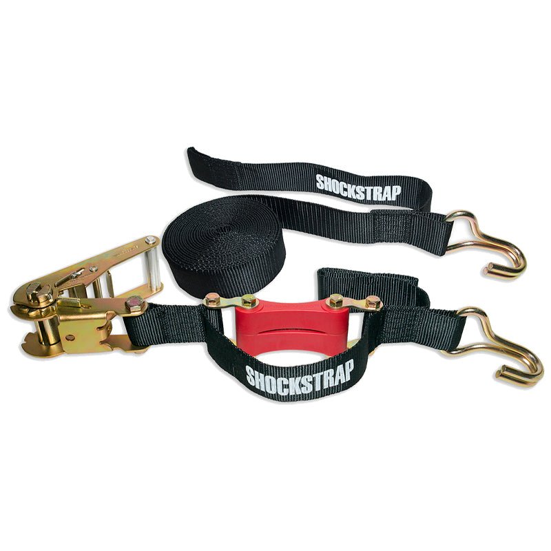 18ft x 2in ShockStrap Ratchet Strap w Wire Hooks, 3,333k WLL, Commercial Grade - Wholesale - The Perfect Bungee & ShockStrap Tie Downs