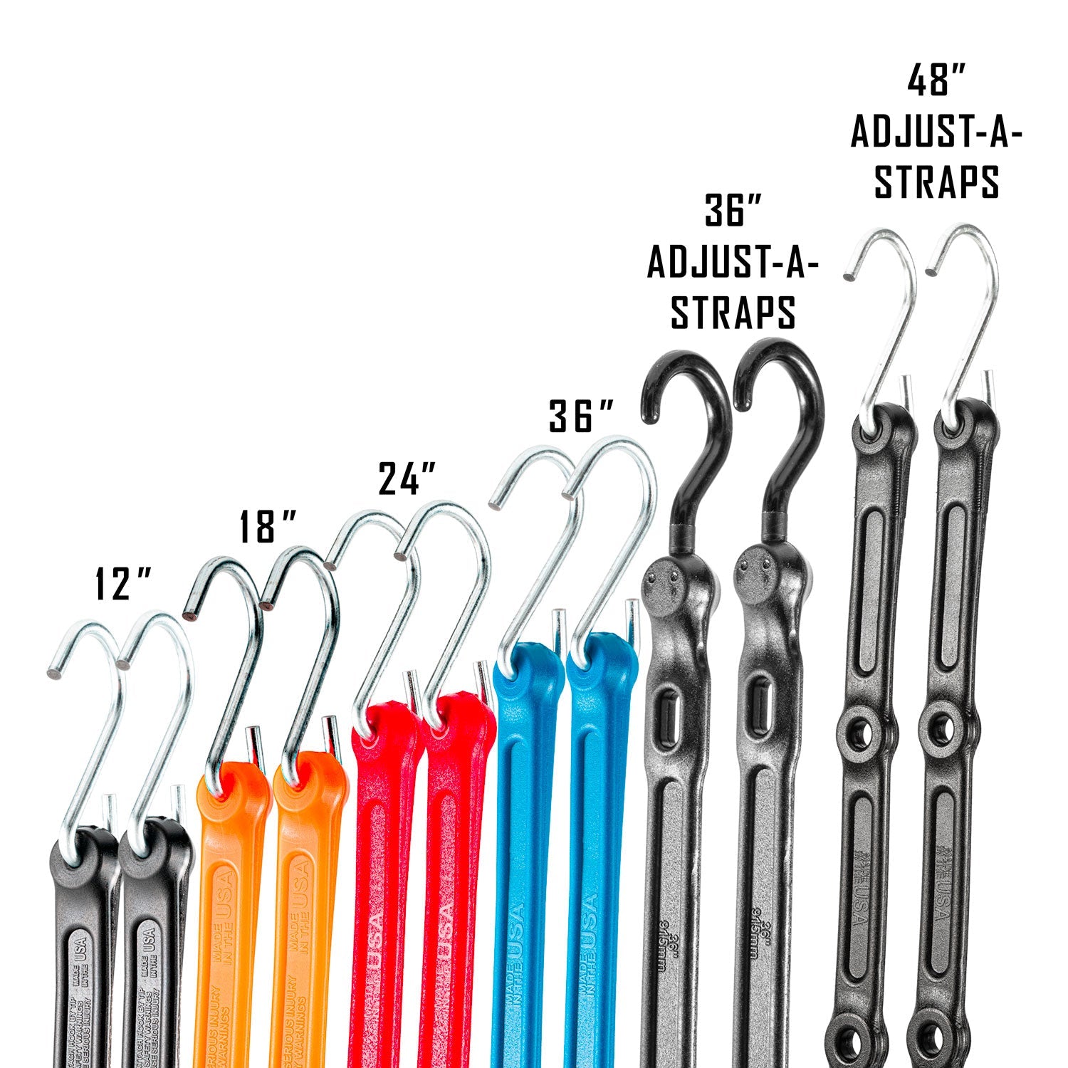 20pc Variety Pack - The Perfect Bungee & ShockStrap Tie Downs