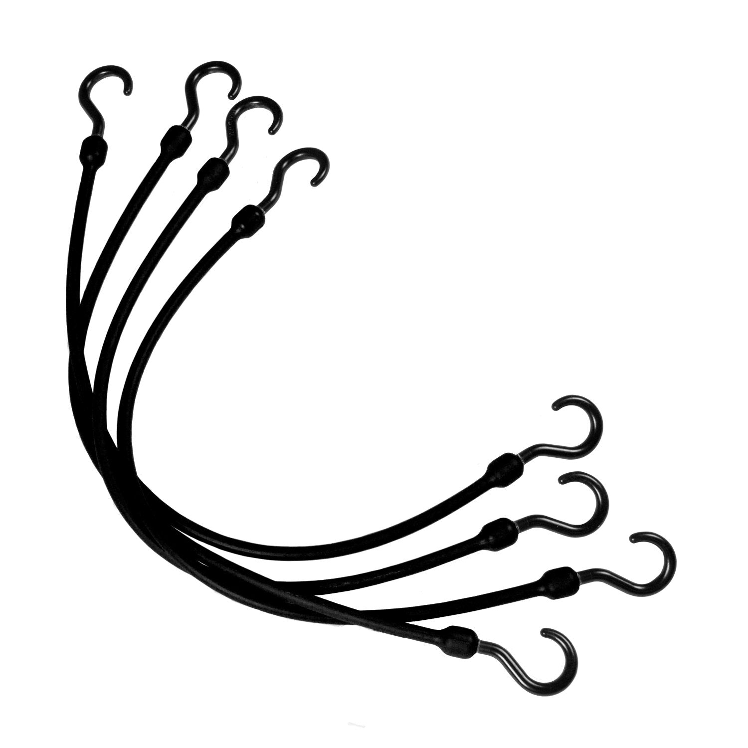 24 in. Easy Stretch Cord in Black (4-Pack) 24 in. Easy Stretch Cord in Black (4-Pack)