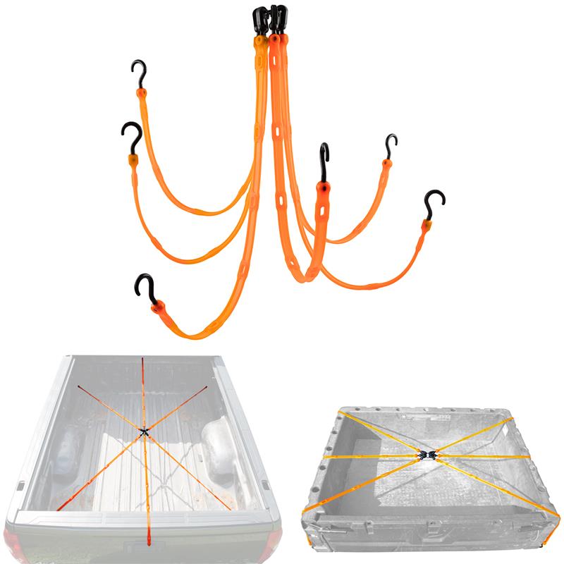 FlexWeb Cargo Net - Adjustable Bungee Cargo Net - The Perfect Bungee & ShockStrap Tie Downs